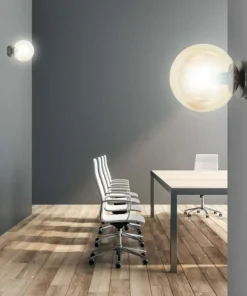 Kinkiet z miodowym kloszem i czarną przyścianką 876/K1 | Kaja*Sklep Kaja Outlet