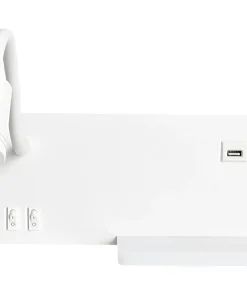 Kinkiet z półką i gniazdem USB, do sypialni ML6343 SHELF | Kaja*Sklep Kaja Flash Sale