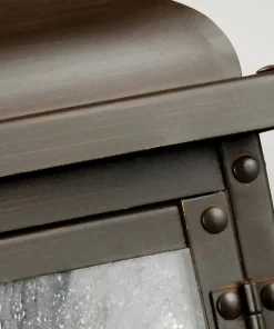 Kinkiet zewnętrzny, postarzana miedź FE-PEDIMENT-S z serii PEDIMENT*Sklep Kaja Best