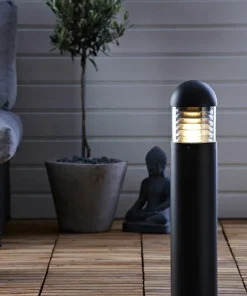 Klasyczna czarna lampa ogrodowa duży gwint 102571 | Kaja Oświetlenie*Sklep Kaja Store
