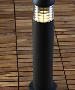 Klasyczna czarna lampa ogrodowa duży gwint 102571 | Kaja Oświetlenie*Sklep Kaja Store