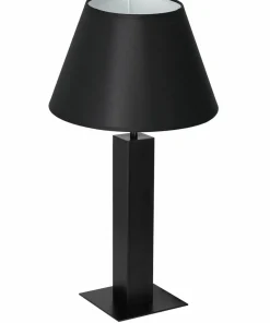 Klasyczna, czarno-biała lampka stołowa LX 3611 z serii TABLE LAMPS*Sklep Kaja Shop