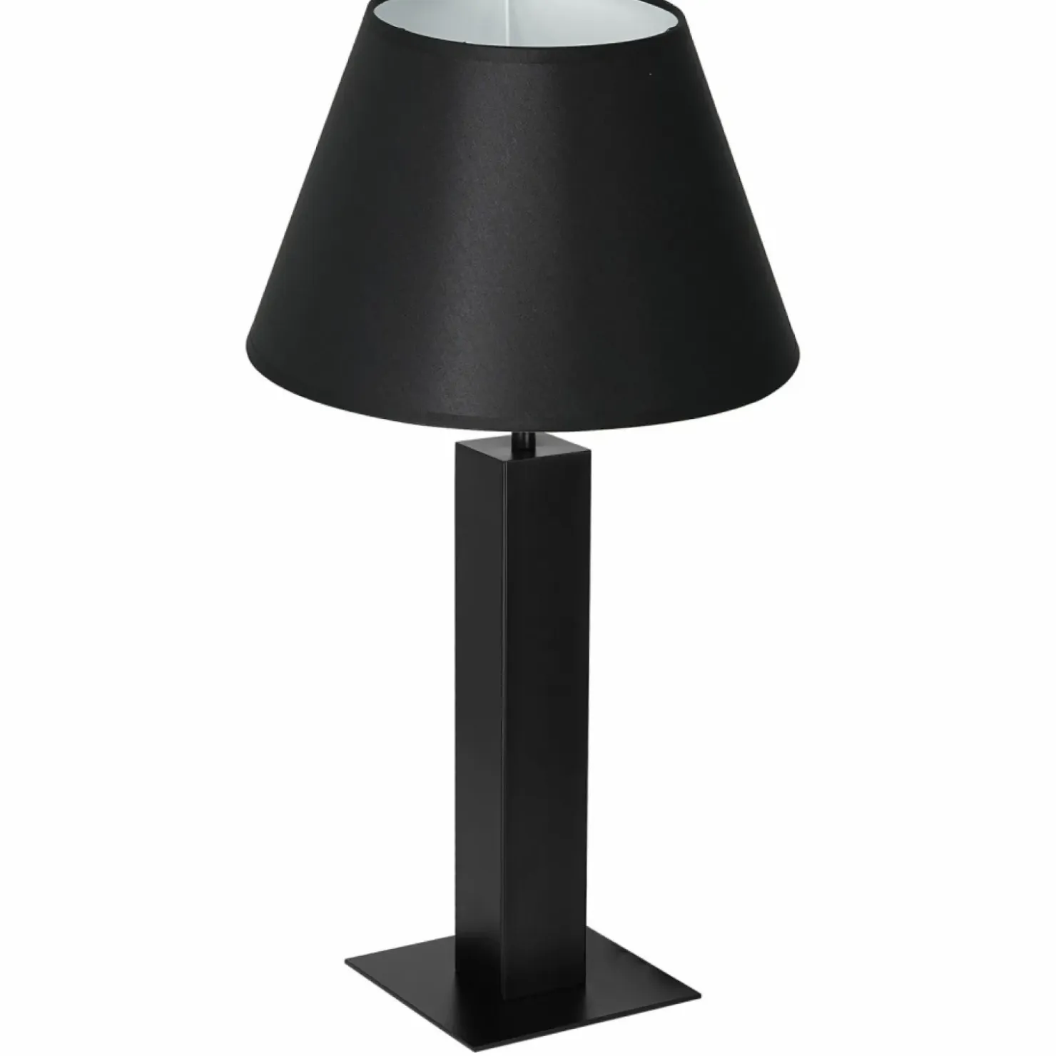 Klasyczna, czarno-biała lampka stołowa LX 3611 z serii TABLE LAMPS*Sklep Kaja Shop