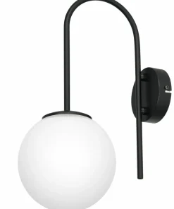 Klasyczna lampa ścienna, biały kulisty klosz LX 3193 z serii CAMBRIDGE*Sklep Kaja Discount