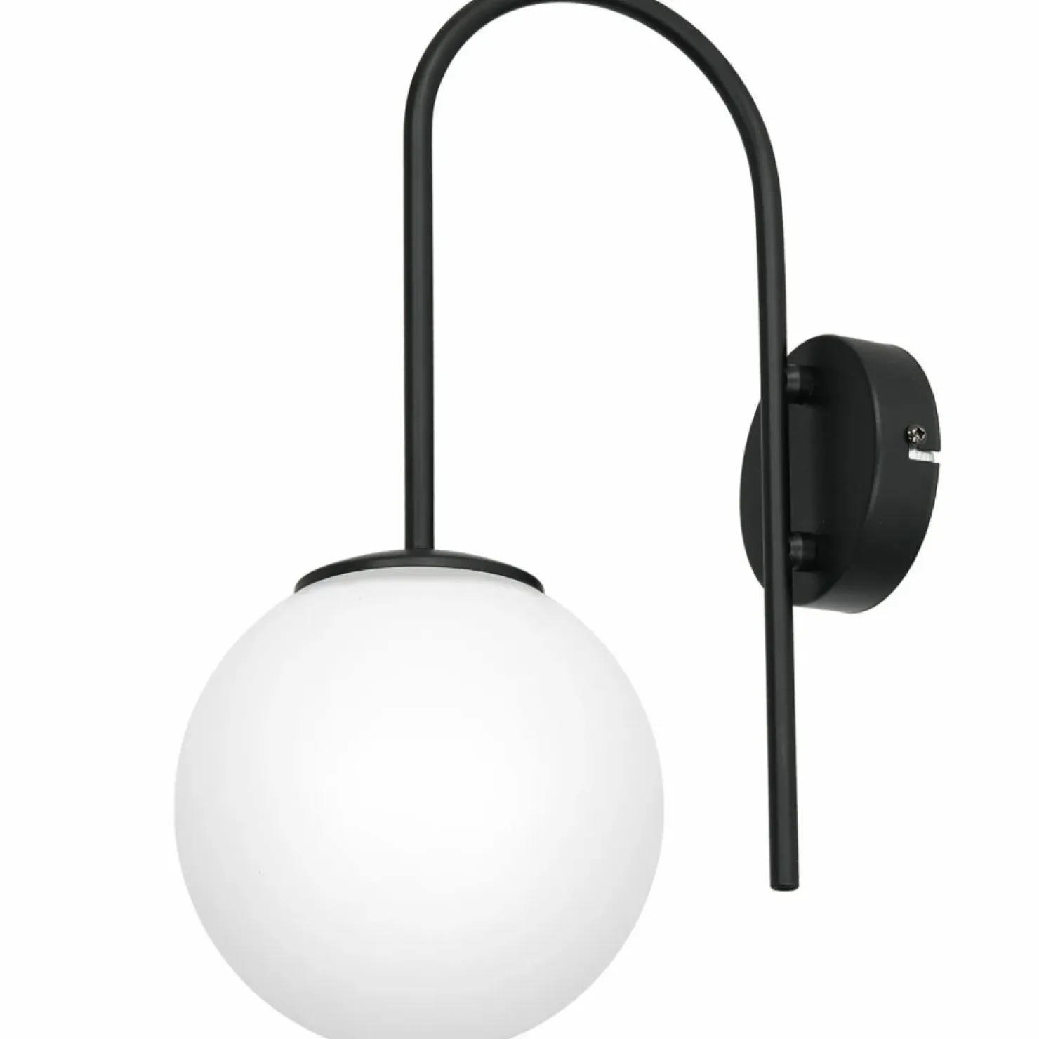 Klasyczna lampa ścienna, biały kulisty klosz LX 3193 z serii CAMBRIDGE*Sklep Kaja Discount