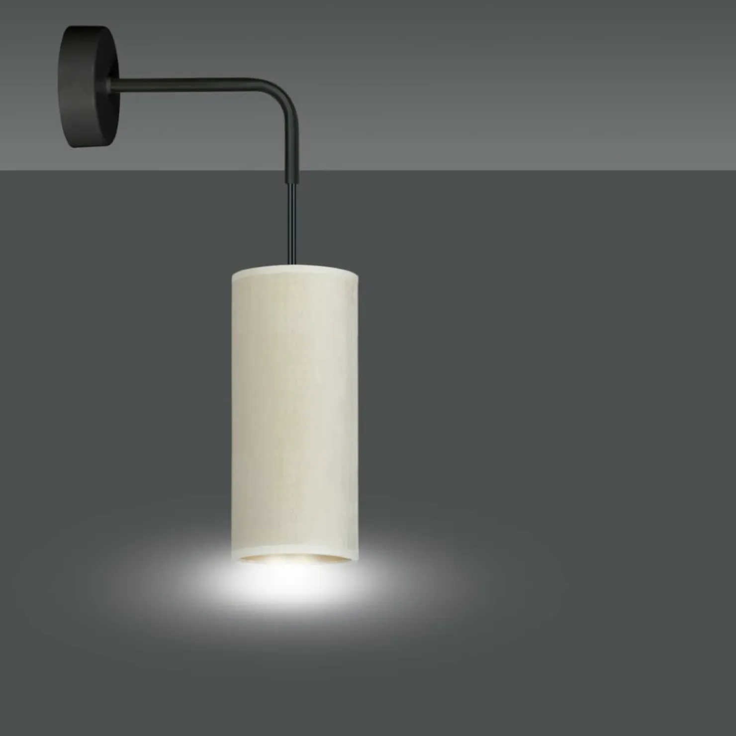 Klasyczna lampa ścienna do przytulnej sypialni 1059/K1 BENTE | Kaja*Sklep Kaja Outlet