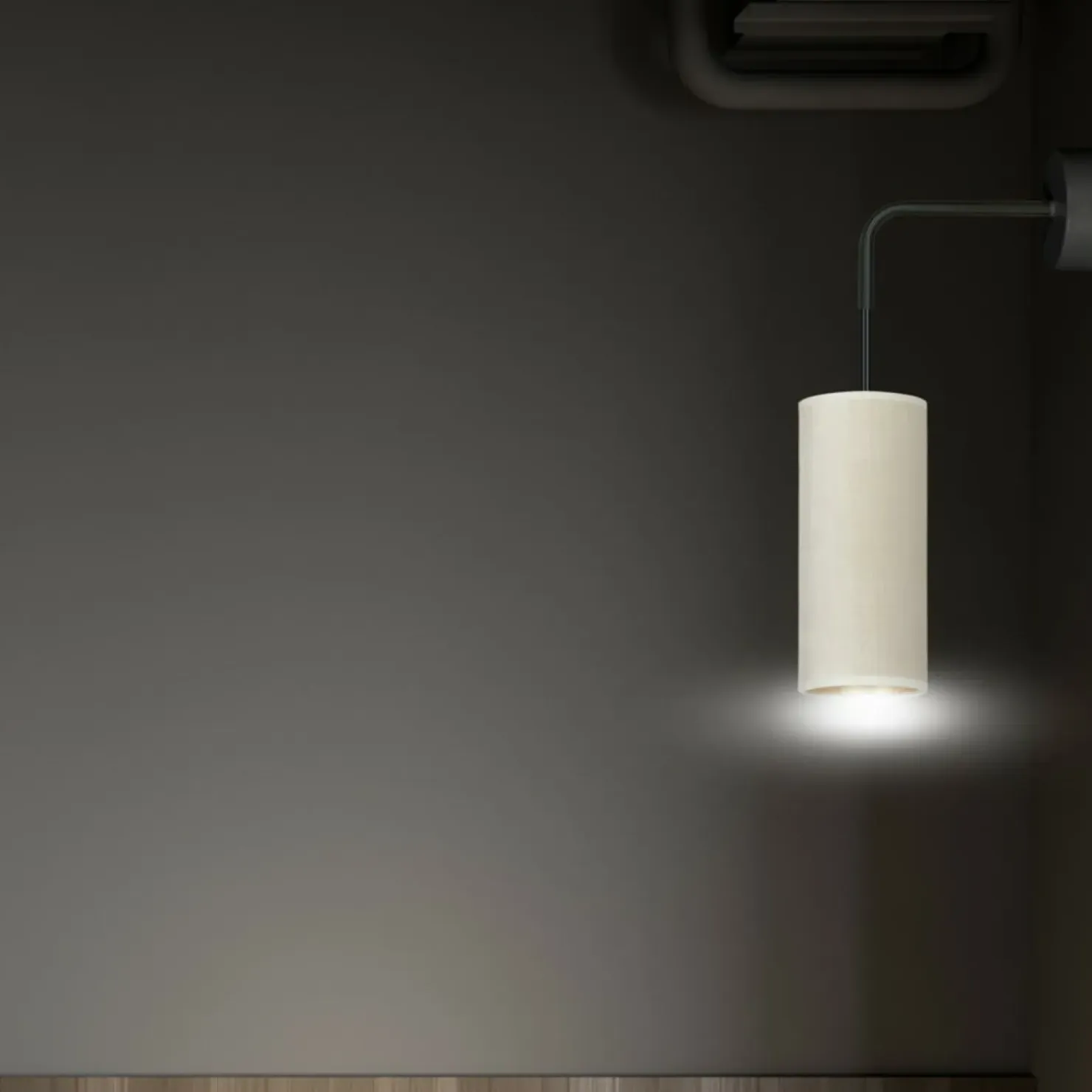 Klasyczna lampa ścienna do przytulnej sypialni 1059/K1 BENTE | Kaja*Sklep Kaja Outlet
