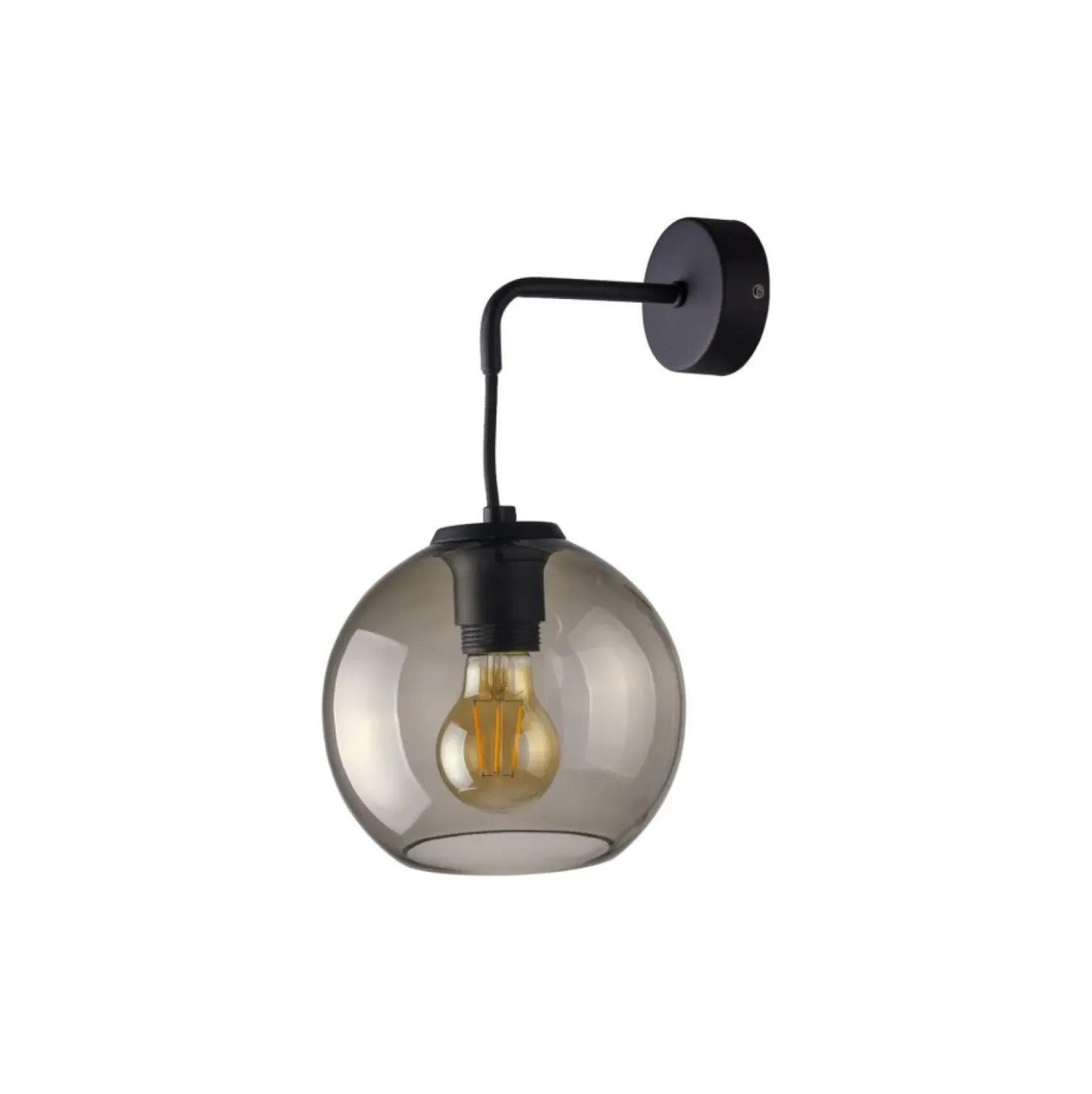 Klasyczna lampa ścienna z kloszem, kształt kuli 9132 | Kaja*Sklep Kaja Online