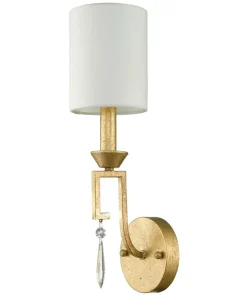 Klasyczna lampa ścienna z kryształkiem GN-LEMURIA1 z serii LEMURIA*Sklep Kaja Sale
