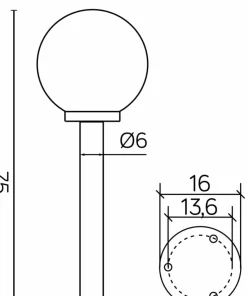 Klasyczna lampa do oświetlenia ogrodu K 5002/3/K 250 z serii KULE | Kaja Oświetl*Sklep Kaja Store
