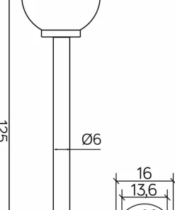 Klasyczna lampa ogrodowa, na żarówkę E27 K 5002/2/K 250 z serii KULE | Kaja Oświ*Sklep Kaja Flash Sale