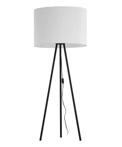 Klasyczna lampa podłogowa, trójnóg z abażurem 3112 z serii NALLU*Sklep Kaja Discount
