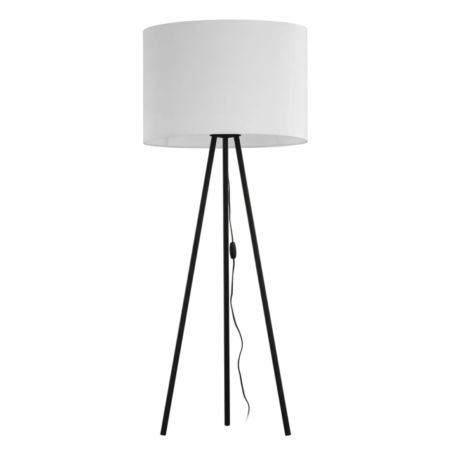 Klasyczna lampa podłogowa, trójnóg z abażurem 3112 z serii NALLU*Sklep Kaja Discount