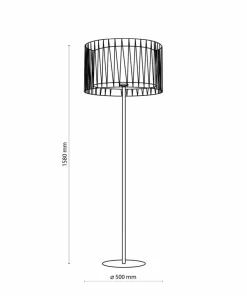 Klasyczna lampa podłogowa, styl rustykalny TK 5890 HARMONY | Kaja*Sklep Kaja Best