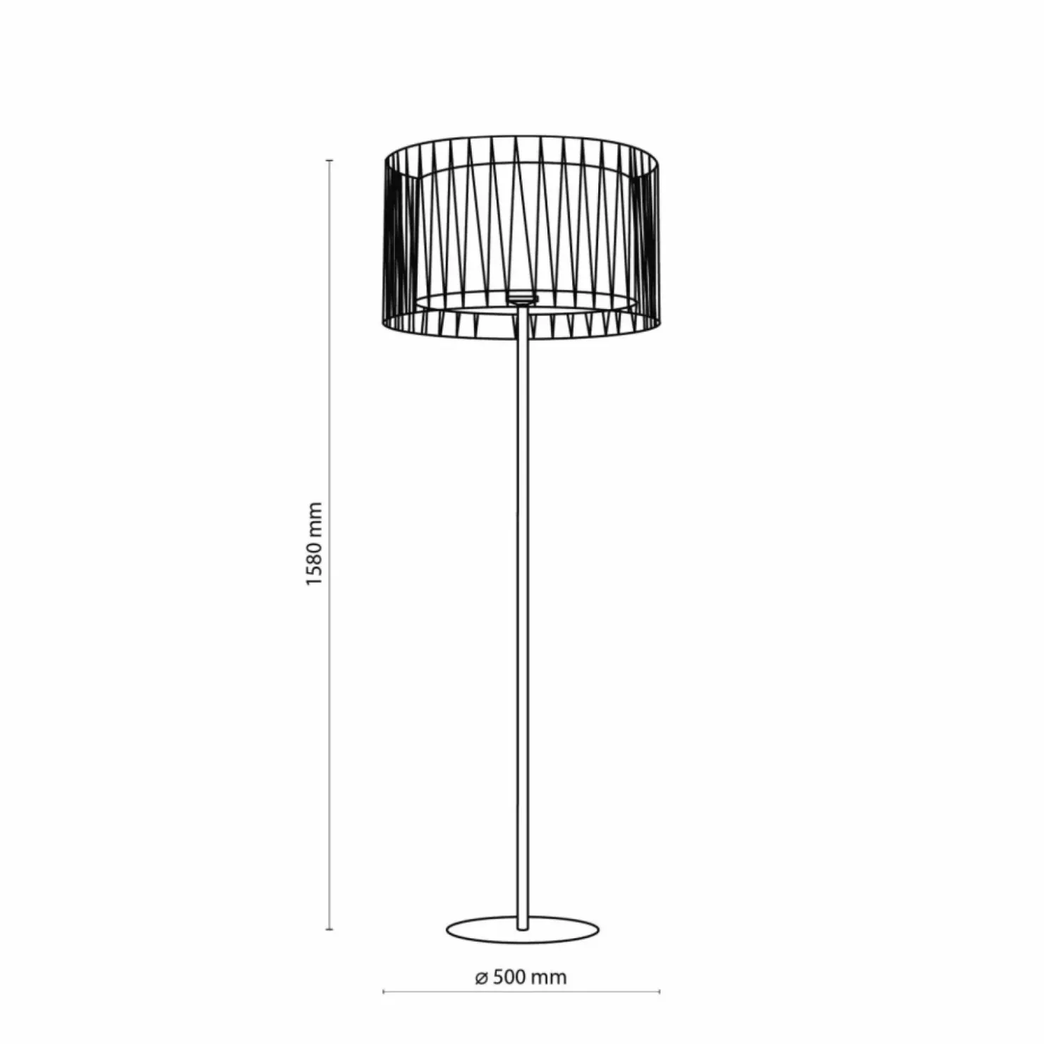 Klasyczna lampa podłogowa, styl rustykalny TK 5890 HARMONY | Kaja*Sklep Kaja Best