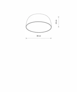 Klasyczna lampa sufitowa plafon ⌀38cm 3xE27 8013 SATELLITE | Kaja*Sklep Kaja Online