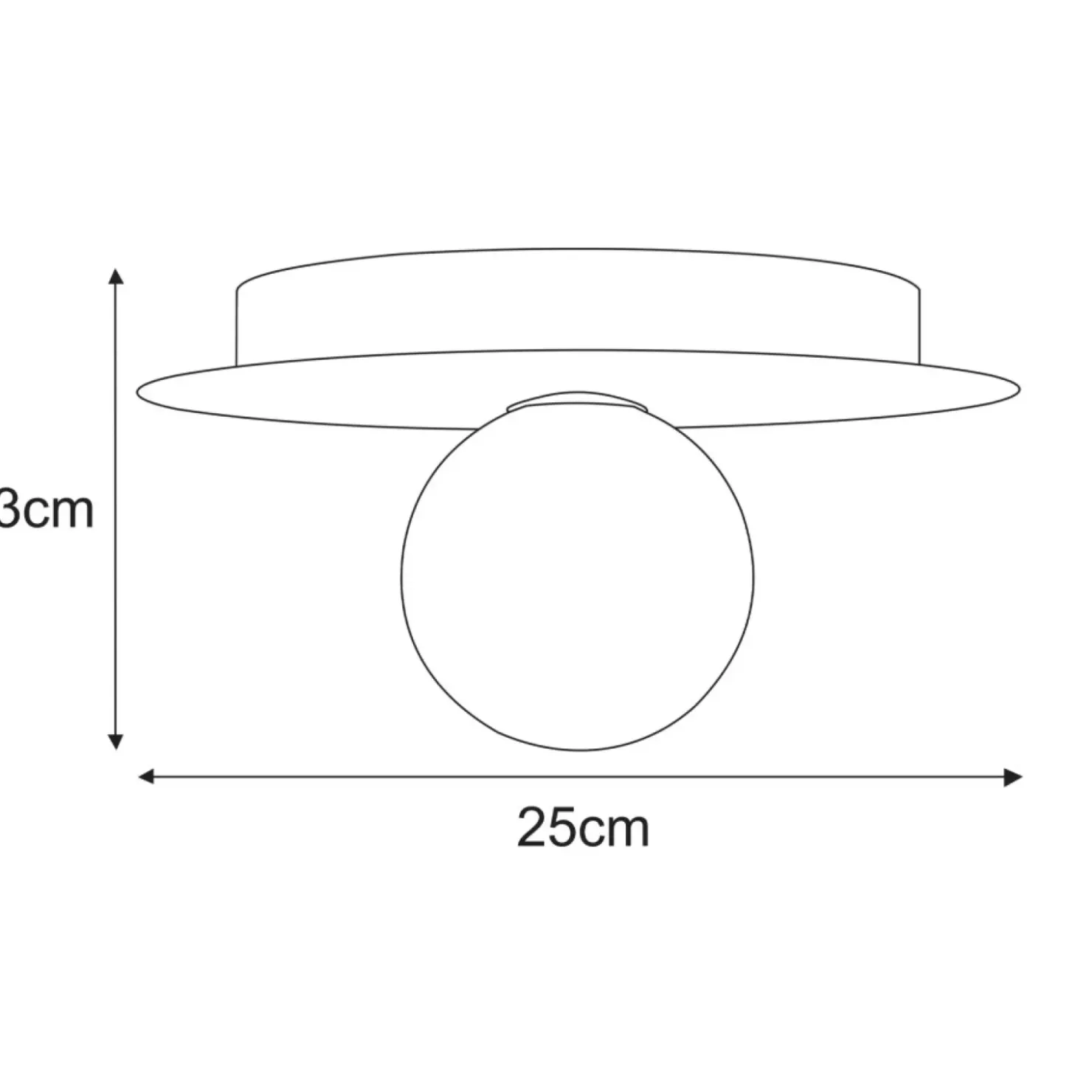 Klasyczna lampa sufitowa z jednym kloszem K-5433 z serii ROBIN*Sklep Kaja Sale