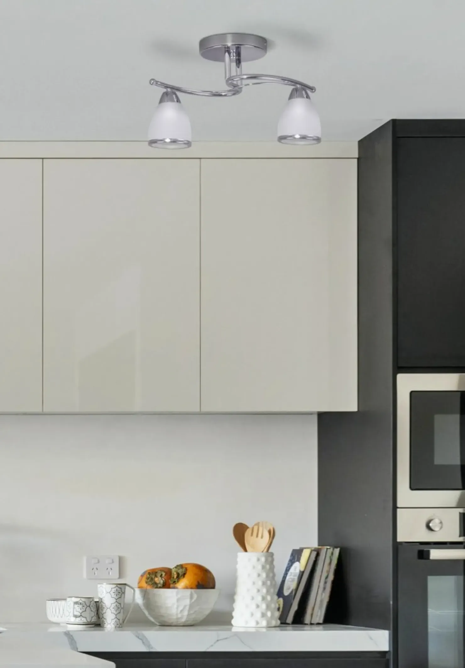 Klasyczna lampa sufitowa K-JSL-8090/2 CHR SAMIRA | Kaja Oświetlenie*Sklep Kaja Store
