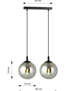 Best Sklep Kaja Klasyczna lampa wisząca idealna do salonu 712/2 | Kaja Oświetlenie