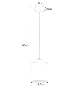 Clearance Sklep Kaja Klasyczna lampa wisząca, jeden punkt świetlny K-5520 z serii AURELIA