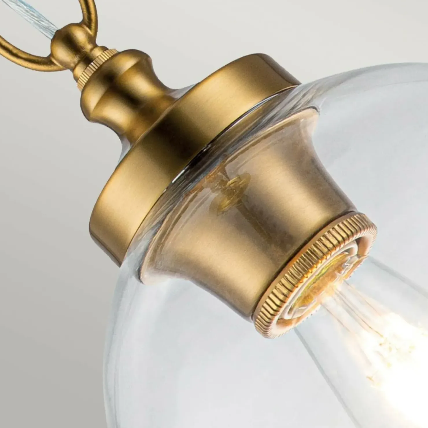 Klasyczna lampa wisząca, mosiądz FE-TABBY-P-S-BB z serii TABBY*Sklep Kaja Flash Sale