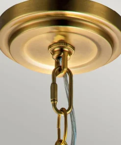 Klasyczna lampa wisząca, mosiądz FE-TABBY-P-S-BB z serii TABBY*Sklep Kaja Flash Sale