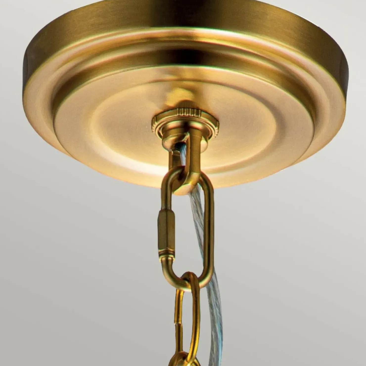 Klasyczna lampa wisząca, mosiądz FE-TABBY-P-S-BB z serii TABBY*Sklep Kaja Flash Sale