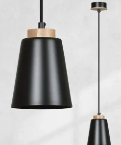 Hot Sklep Kaja Klasyczna lampa wisząca w czarnym kolorze 442/1 | Kaja Oświetlenie