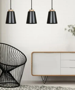 Hot Sklep Kaja Klasyczna lampa wisząca w czarnym kolorze 442/1 | Kaja Oświetlenie