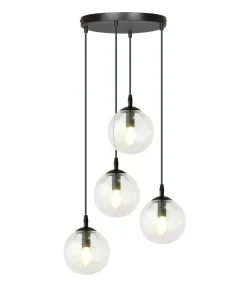 Cheap Sklep Kaja Klasyczna lampa wisząca z kulistymi kloszami 711/4PREM | Kaja