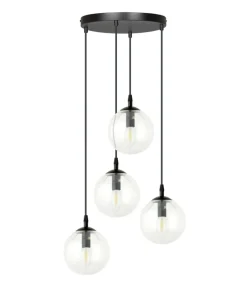 Cheap Sklep Kaja Klasyczna lampa wisząca z kulistymi kloszami 711/4PREM | Kaja