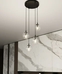 Cheap Sklep Kaja Klasyczna lampa wisząca z kulistymi kloszami 711/4PREM | Kaja