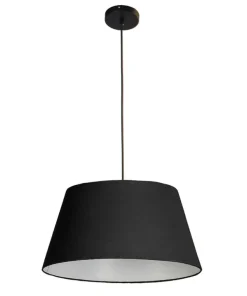 Store Sklep Kaja Klasyczna lampa wisząca z czarno-białym abażurem AZ1392 OLAV | Kaja czarny