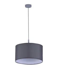 Sale Sklep Kaja Klasyczna lampa wisząca z abażurem K-4340 SIMONE GRAY | Kaja szary