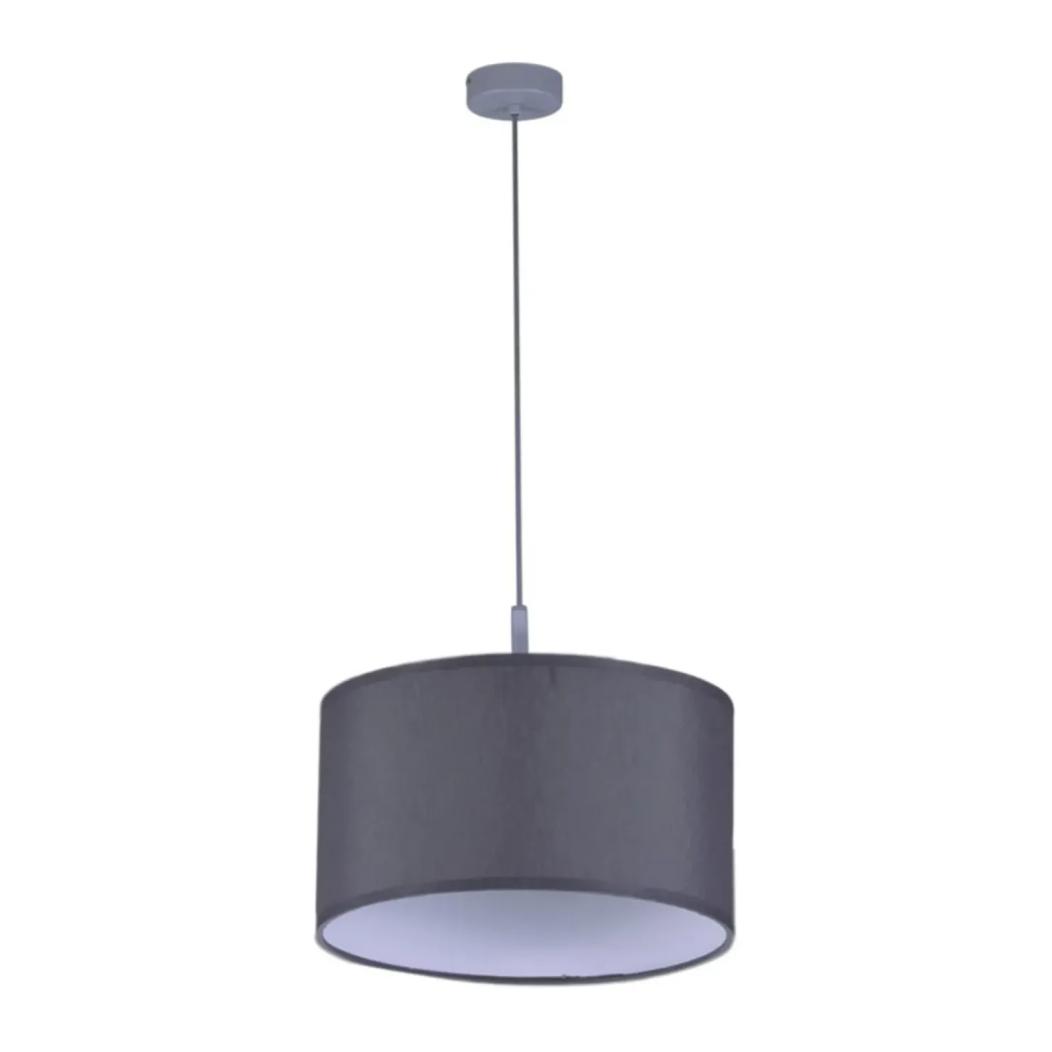 Sale Sklep Kaja Klasyczna lampa wisząca z abażurem K-4340 SIMONE GRAY | Kaja szary