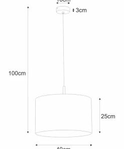 Sale Sklep Kaja Klasyczna lampa wisząca z abażurem K-4340 SIMONE GRAY | Kaja szary