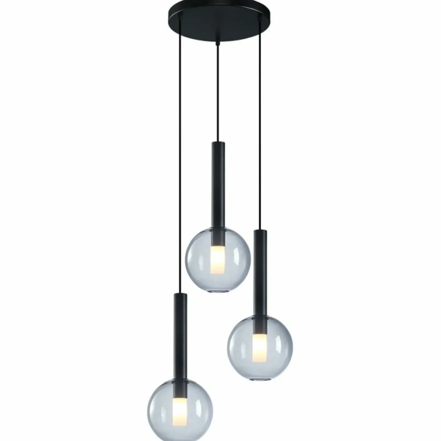 Fashion Sklep Kaja Klasyczna lampa wisząca z kulistymi kloszami ML0333 NIKO | Kaja
