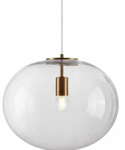 Outlet Sklep Kaja Klasyczna lampa wisząca z owalnym kloszem ML0343 CAMPANIA | Kaja