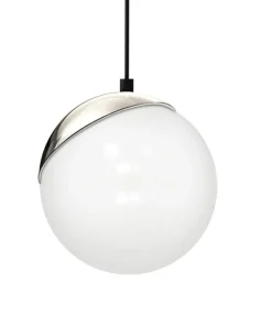 Fashion Sklep Kaja Klasyczna lampa wisząca z mlecznym kloszem MLP4673 z serii SFERA | Kaja Oświetle