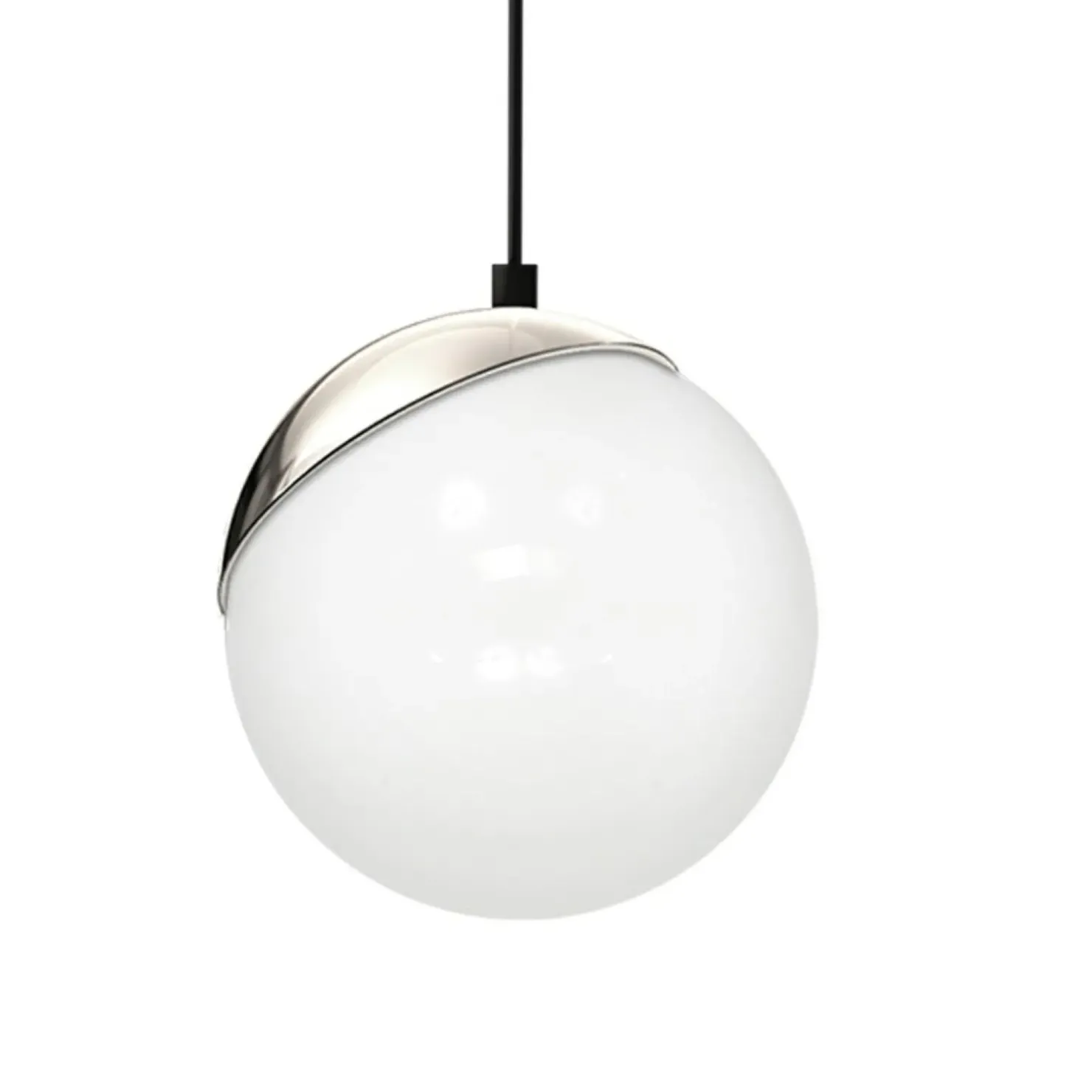Fashion Sklep Kaja Klasyczna lampa wisząca z mlecznym kloszem MLP4673 z serii SFERA | Kaja Oświetle