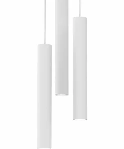 Clearance Sklep Kaja Klasyczna lampa wisząca z tubami GU10 MLP8800 HUDSON WHITE | Kaja
