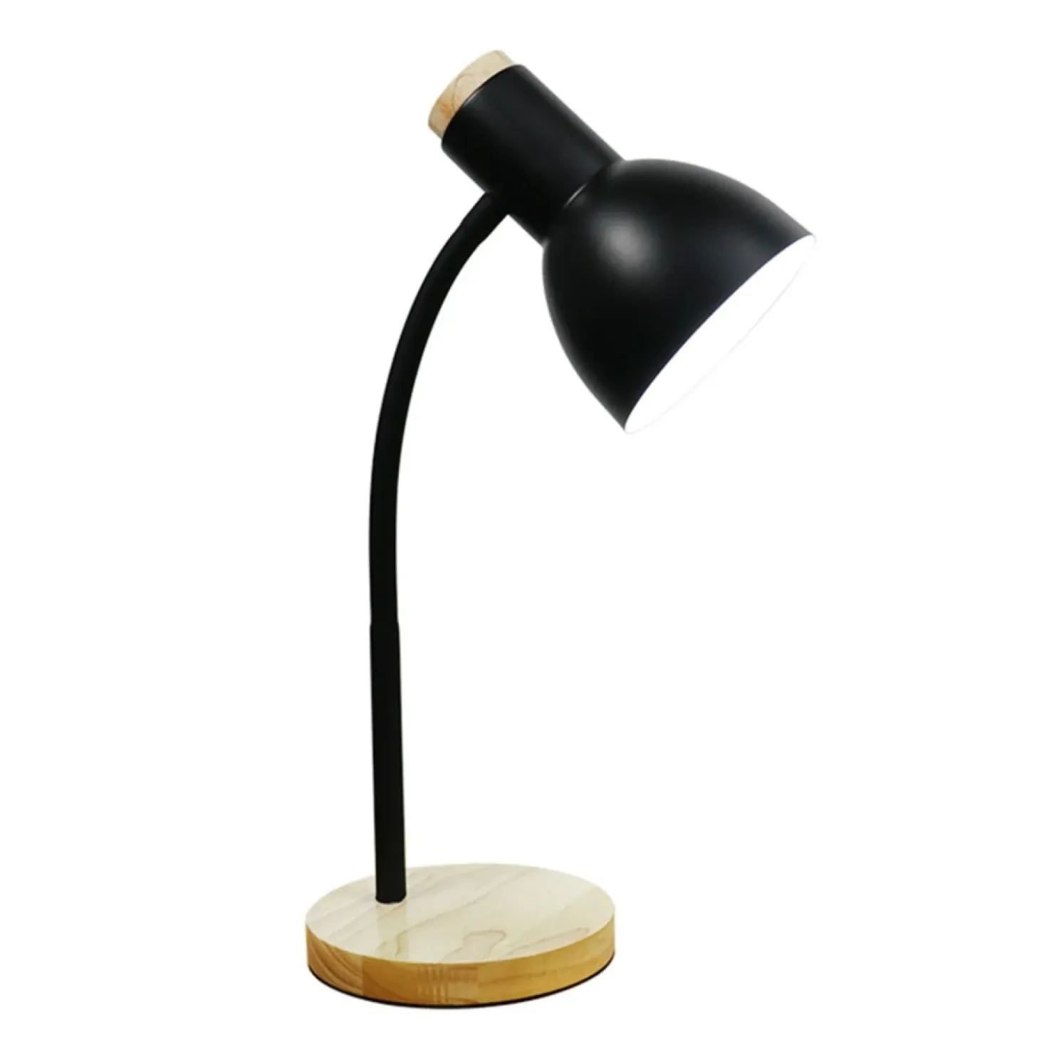 Klasyczna lampka z czarnym kloszem ZM SM-W02-BL BIURKOWA | Kaja*Sklep Kaja Store