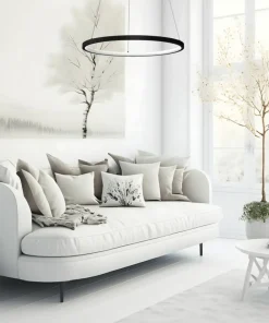 New Sklep Kaja Klasyczna, ledowa lampa wisząca obręcz ML7939 ROTONDA | Kaja
