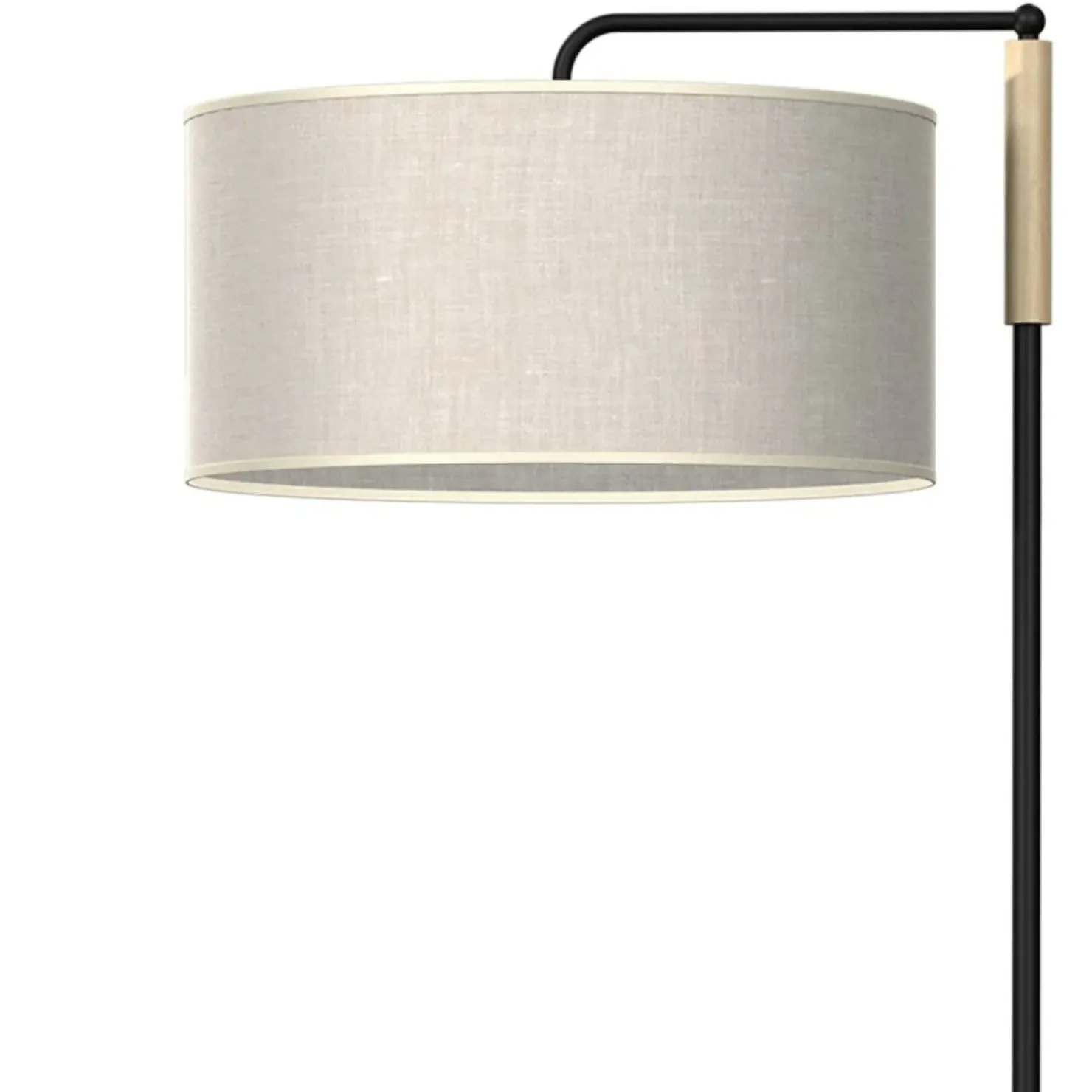 Klasyczna, prosta lampa podłogowa z abażurem MLP7454 ATLANTA | Kaja*Sklep Kaja Outlet