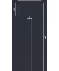 Klasyczna, srebrna lampa podłogowa z abażurem 67549 NODO | Kaja*Sklep Kaja Discount
