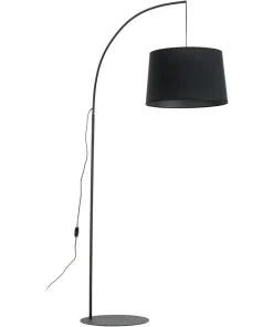 Klasyczna, łukowa lampa stojąca z abażurem TK 5417 ORTA | Kaja*Sklep Kaja Outlet