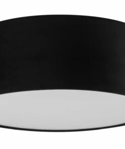 Klasyczny, czarny, zabudowany plafon ⌀40cm SIG 40648 SOFT | Kaja*Sklep Kaja Cheap