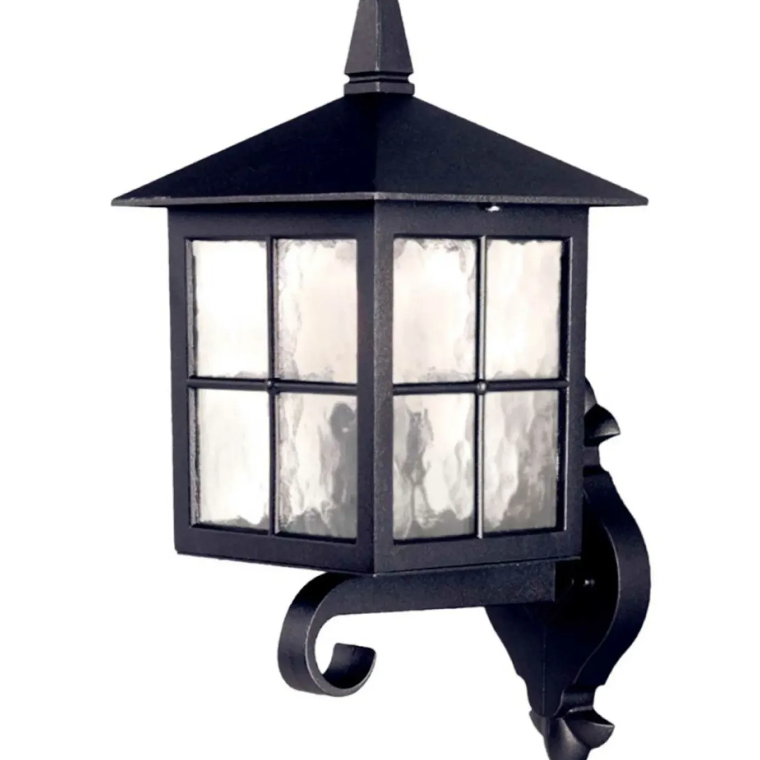 Klasyczny kinkiet elewacyjny, na E27 BL17-BLACK z serii WINCHESTER*Sklep Kaja Clearance