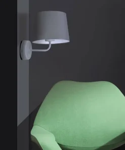 Klasyczny kinkiet z włącznikiem K-4371 REMI GRAY | Kaja Oświetlenie*Sklep Kaja Cheap