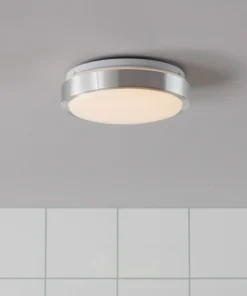 Klasyczny plafon aluminiowa oprawa i klosz 105957 | Kaja Oświetlenie*Sklep Kaja Best Sale